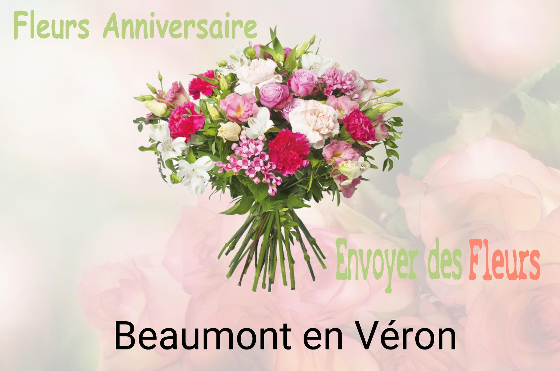 Bouquet de fleurs d’anniversaire livré à Beaumont-en-Véron