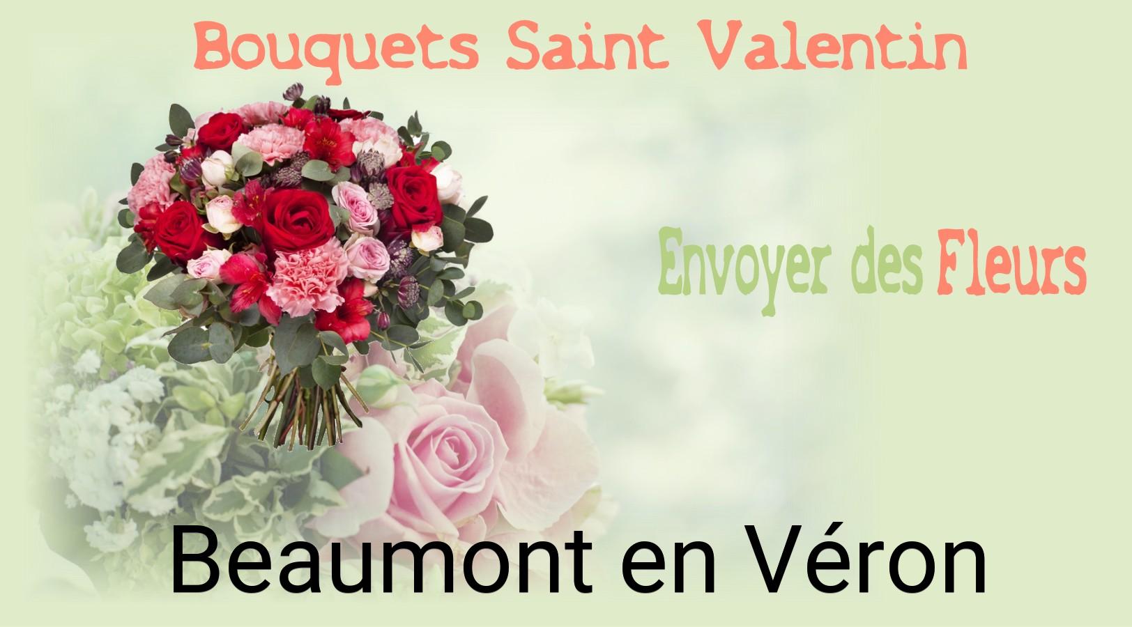 Roses de Saint-Valentin livrées à Beaumont-en-Véron